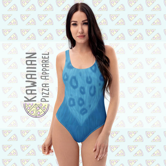 Women's Derpy Tiger Inspired One-Piece Swimsuit