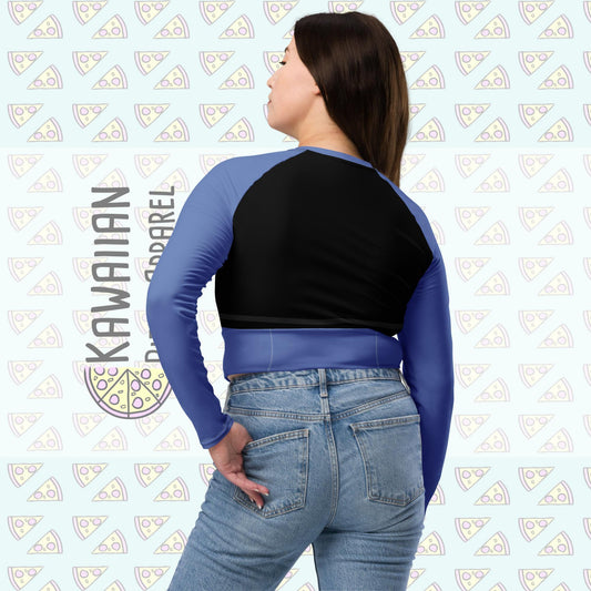 Judy Inspired Recycled long-sleeve crop top