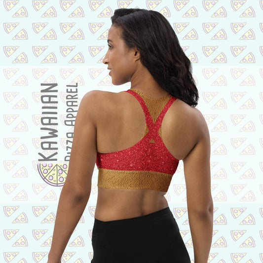 Gazelle Inspired Recycled Longline Sports Bra