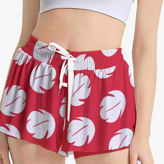 Lilo Inspired Inspired Ruffle Athletic Shorts