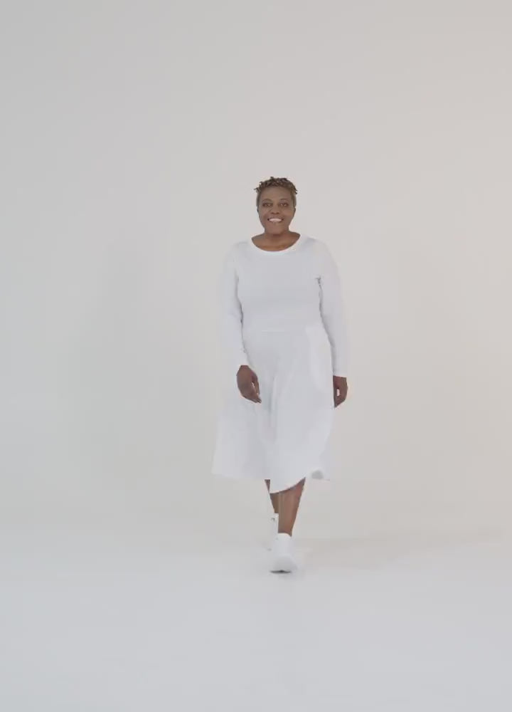 RUSH ORDER: Gaston Inspired All-over print long sleeve midi dress