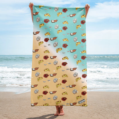 Stitch Inspired Beach Towel