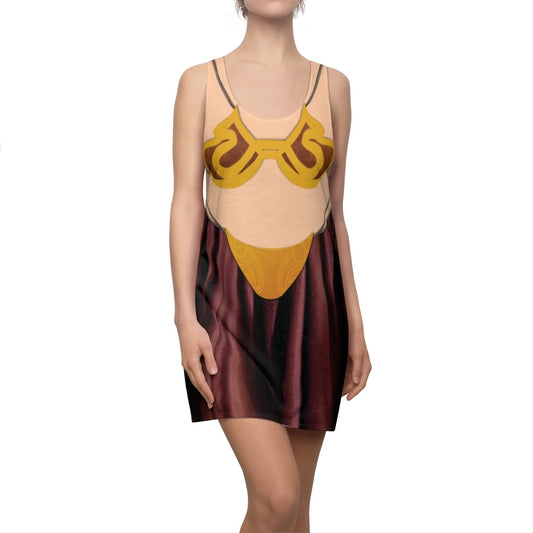 Women's Slave Leia Inspired Racerback Dress