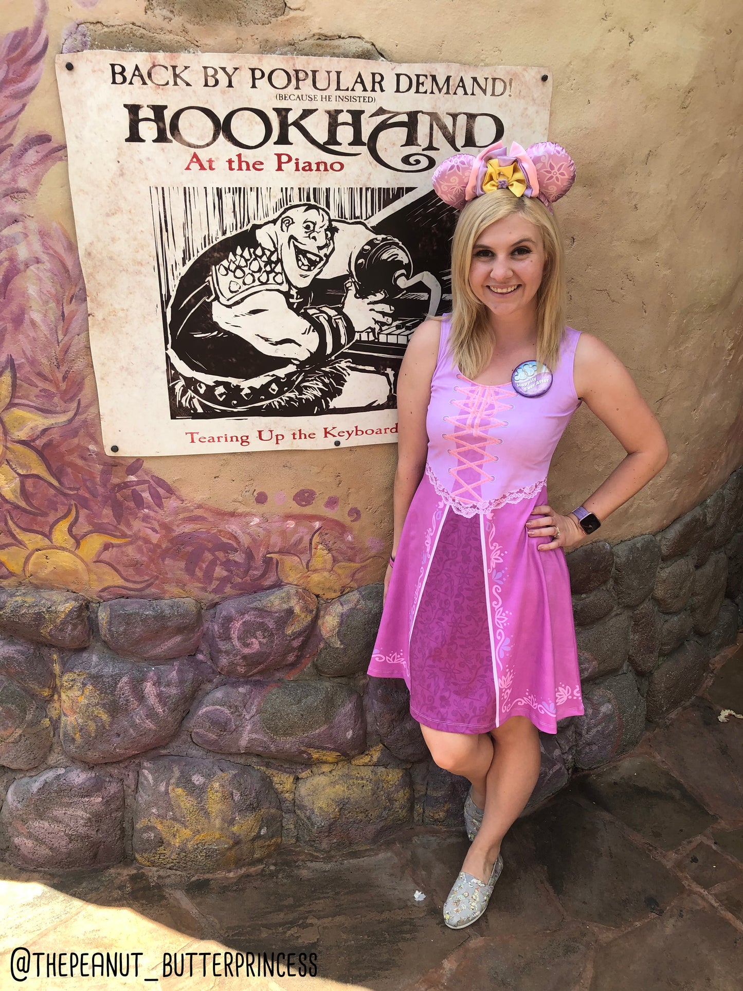 Rapunzel Inspired Sleeveless Dress