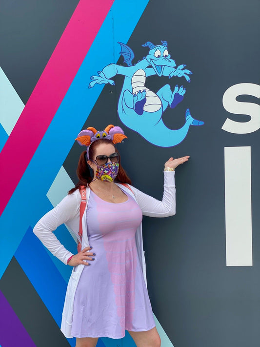 Figment Inspired Sleeveless Flare Dress