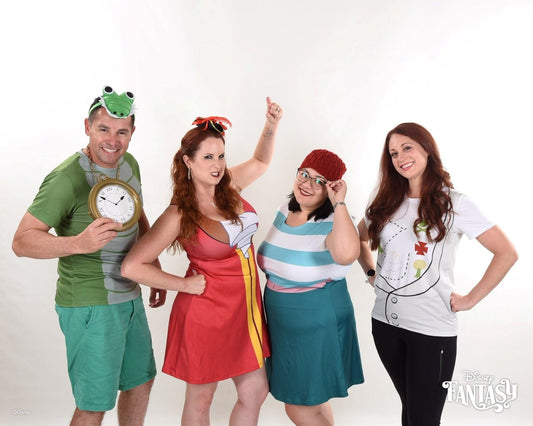Captain Hook Peter Pan Inspired Sleeveless Flare Dress