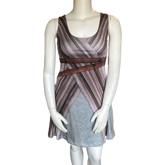 Rey Inspired Sleeveless Flare Dress