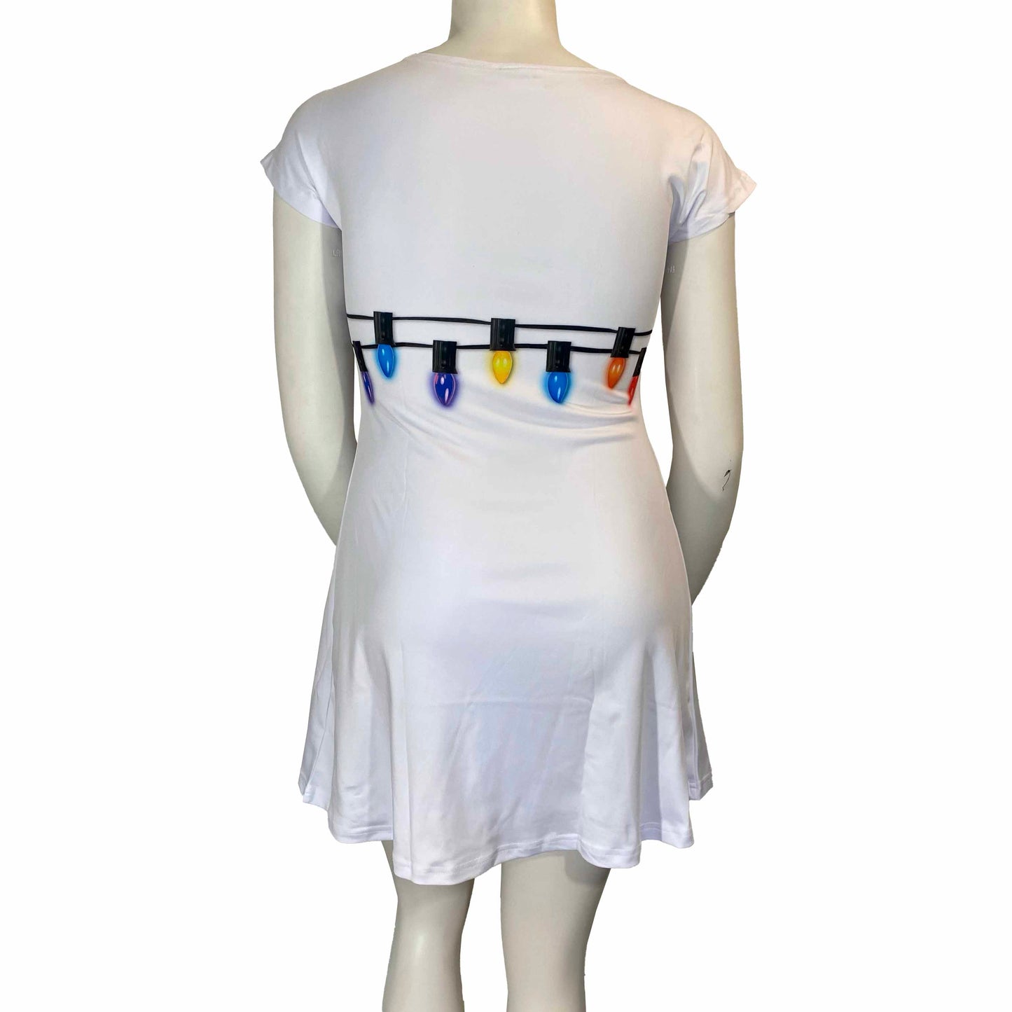 EVE  Inspired Short Sleeve Skater Dress