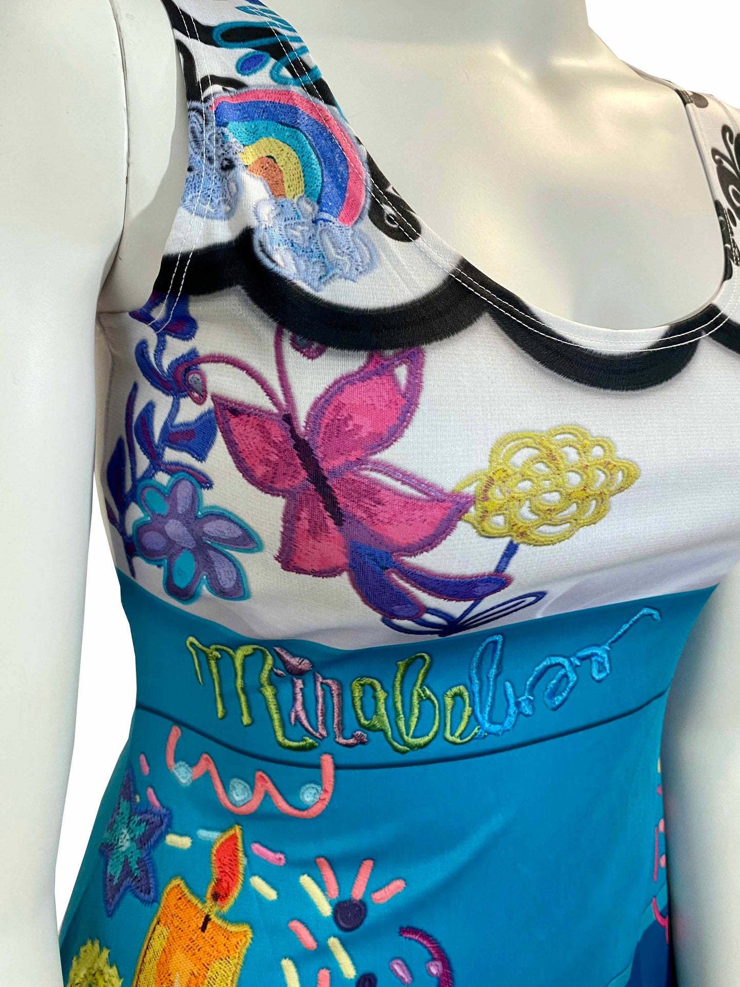 Mirabel Inspired Sleeveless Dress