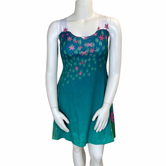 Elsa Fever Inspired Sleeveless Flare Dress