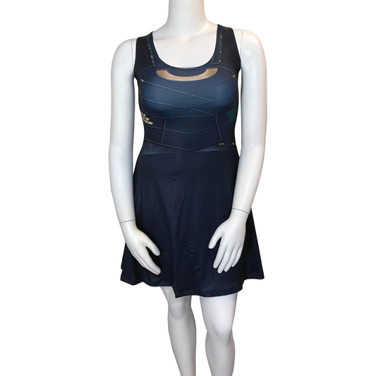 Sylvie Inspired Sleeveless Flare Dress