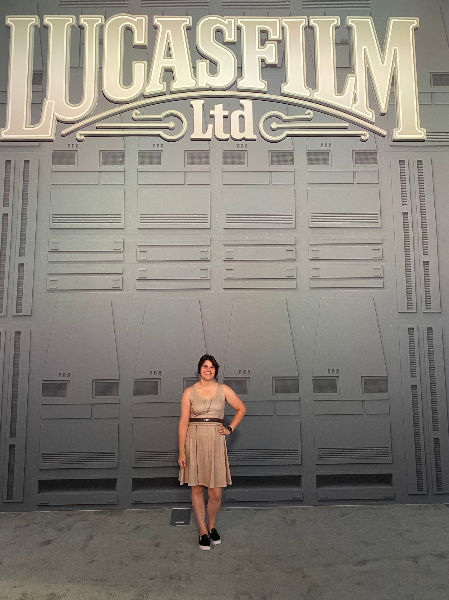 Kenobi Inspired Sleeveless Flare Dress