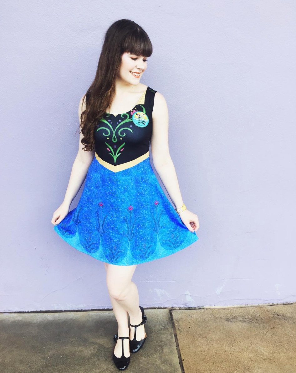 Anna Inspired Sleeveless Flare Dress