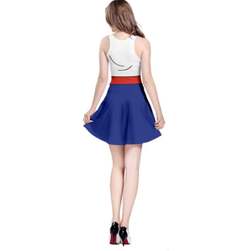 Prince Eric Inspired Sleeveless Flare Dress