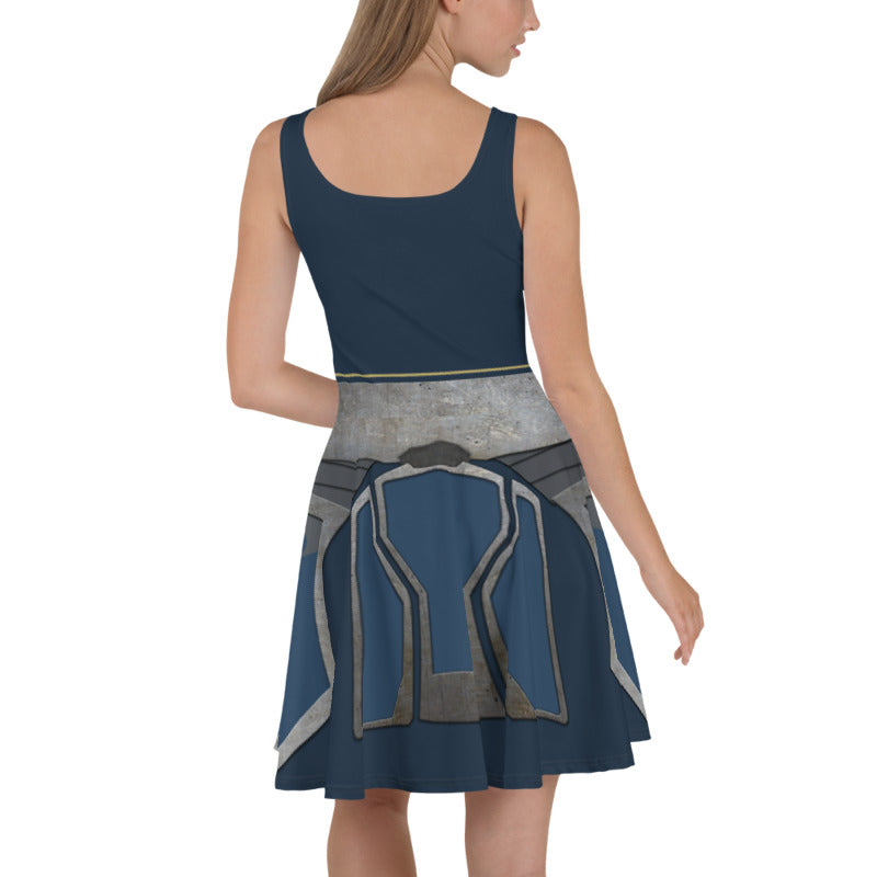 Mandalore Ahsoka Tano Inspired Skater Dress