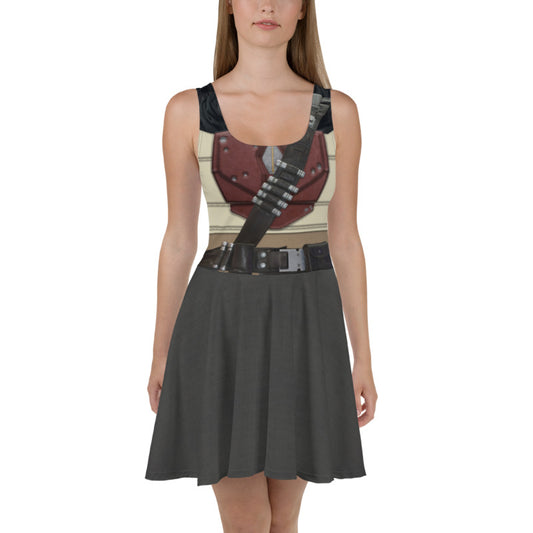 The Mandalorian Inspired Skater Dress