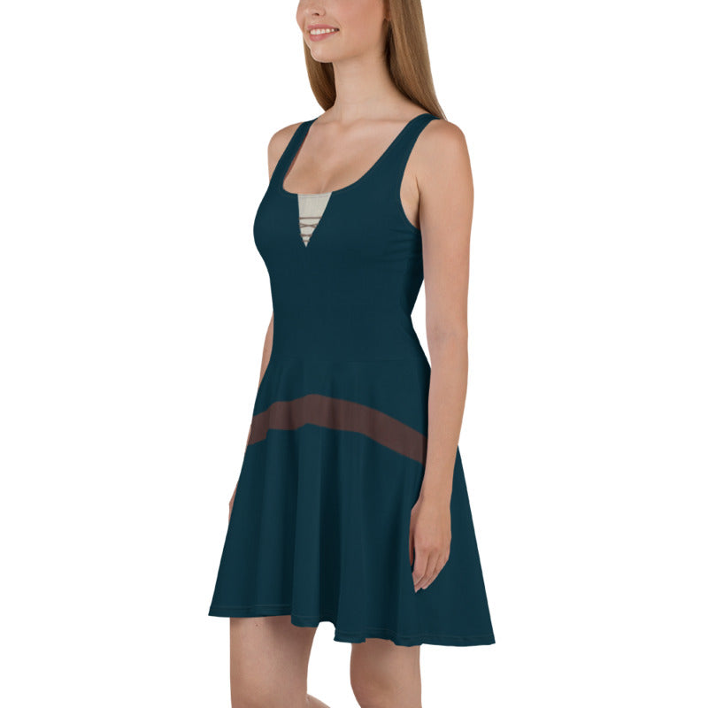 Merida Brave Inspired Skater Dress