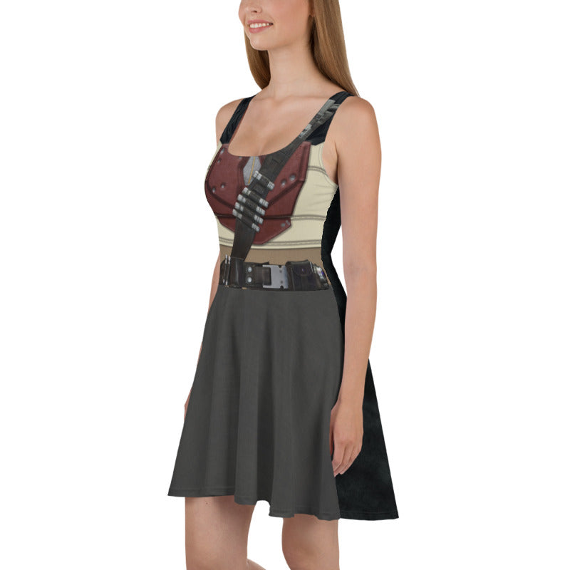 The Mandalorian Inspired Skater Dress