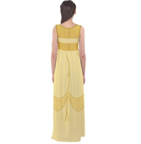 Belle Inspired Tank Style Maxi Dress