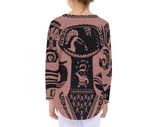 Kid's Maui Moana Inspired Long Sleeve Shirt