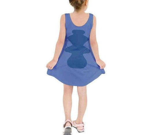 Kid's Stitch Lilo and Stitch Inspired Sleeveless Dress