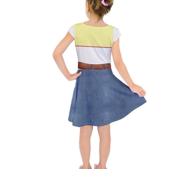 Kid&#39;s Jessie Toy Story Inspired Short Sleeve Dress