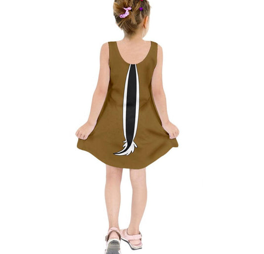 Kid's Chip Chip and Dale Inspired Sleeveless Dress