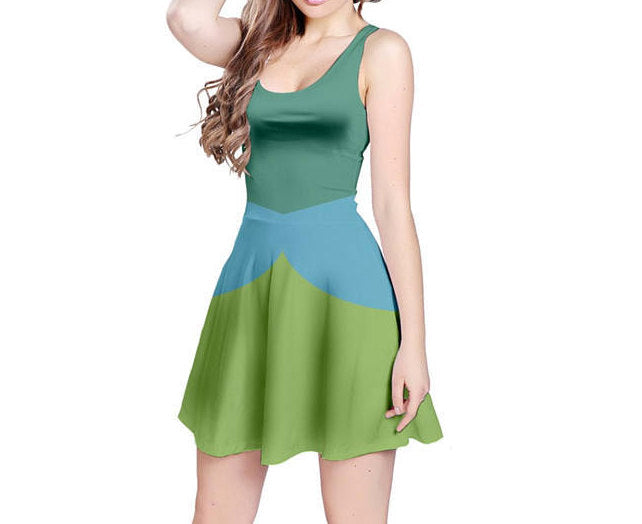 Drizella Evil Stepsister Cinderella Inspired Sleeveless Dress