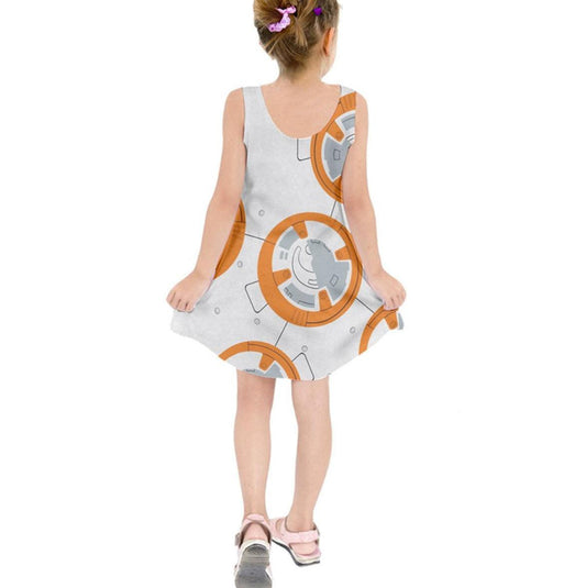 Kid's BB-8 Star Wars Inspired Sleeveless Dress