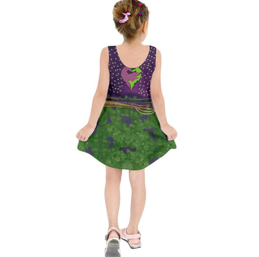 Kid's Mal Descendants Inspired Sleeveless Dress