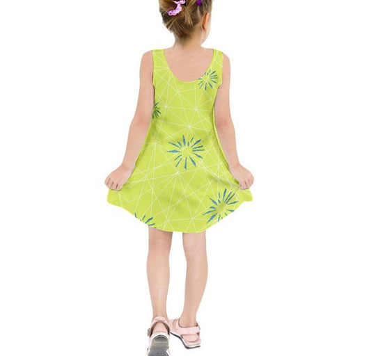 Kid's Joy Inside Out Inspired Sleeveless Dress