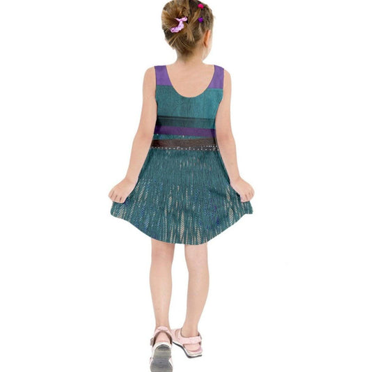 Kid's Uma Descendants Inspired Sleeveless Dress