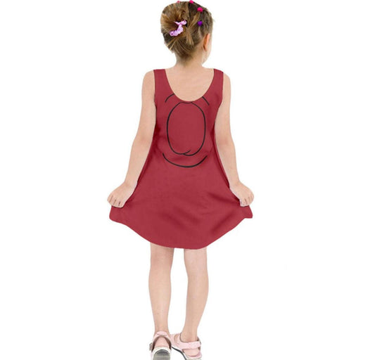 Kid's Sebastian The Little Mermaid Inspired Sleeveless Dress