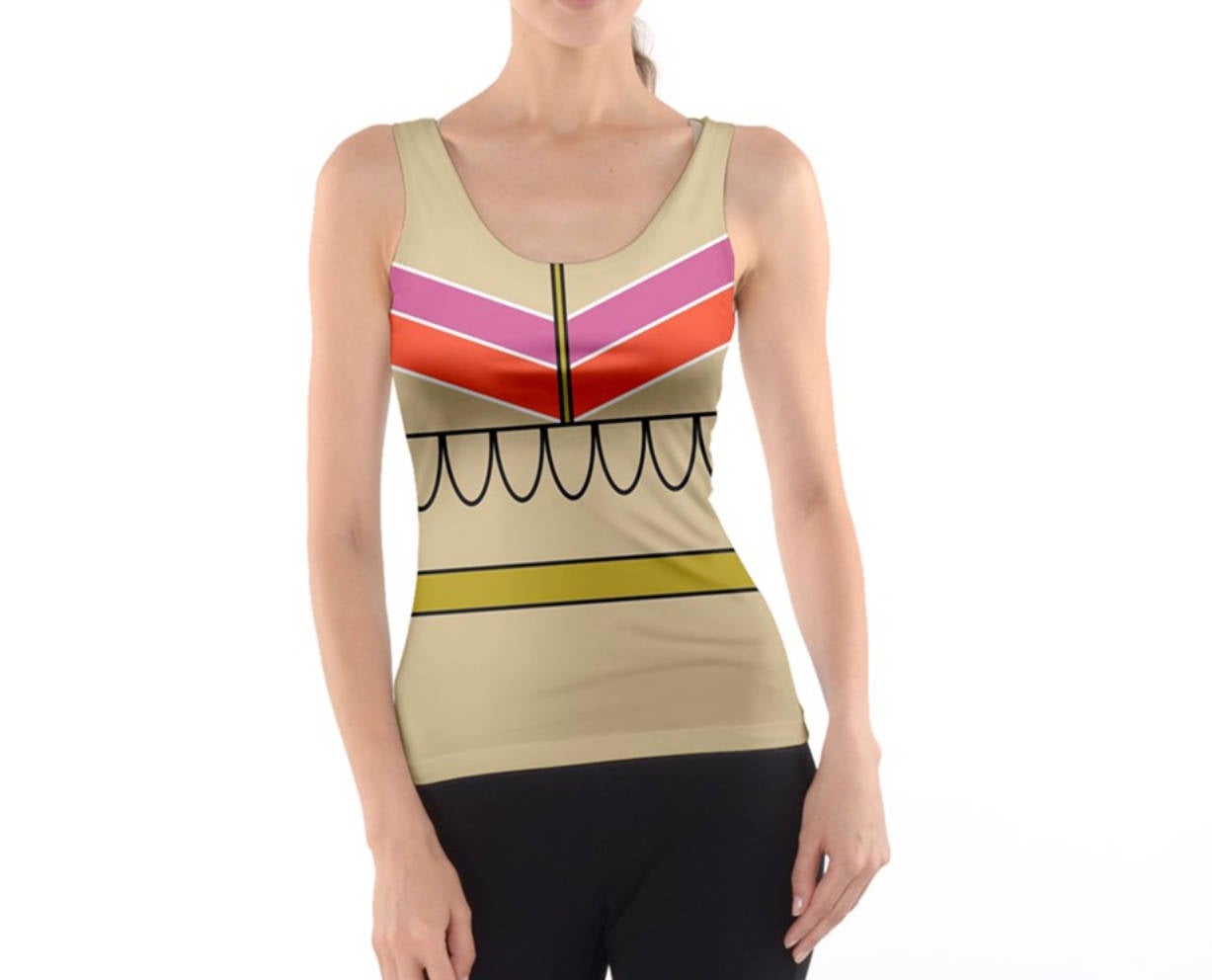 Women's Tiger Lily Peter Pan Inspired Tank Top