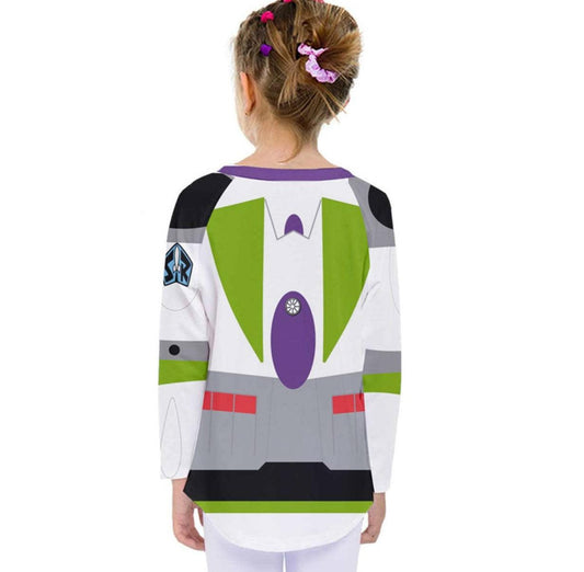 Kid's Buzz Lightyear Toy Story Inspired Long Sleeve Shirt