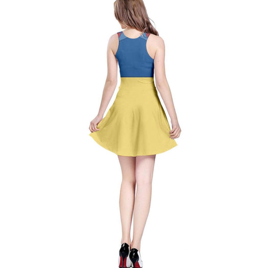 Snow White Inspired Sleeveless Dress