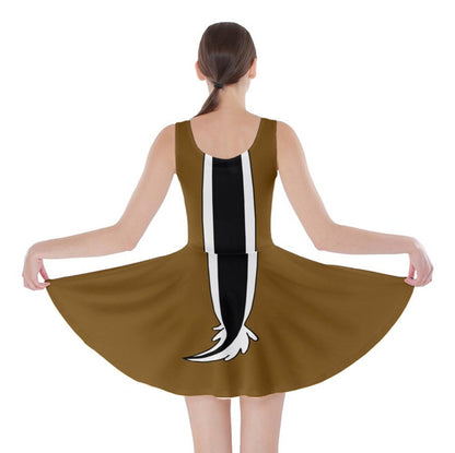 Chip and Dale Chip Inspired Skater Dress
