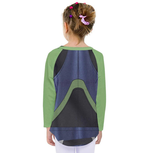 Kid's Gamora Guardians of the Galaxy Inspired Long Sleeve Shirt