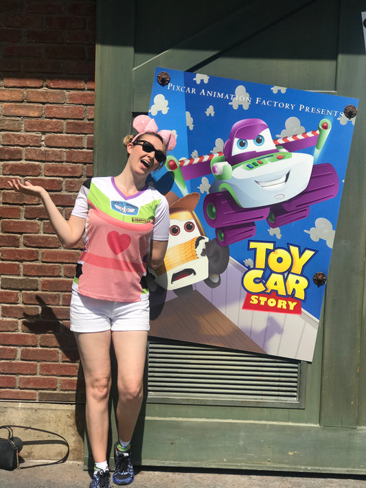 Women's Mrs. Nesbit Buzz Lightyear Toy Story Inspired ATHLETIC Shirt