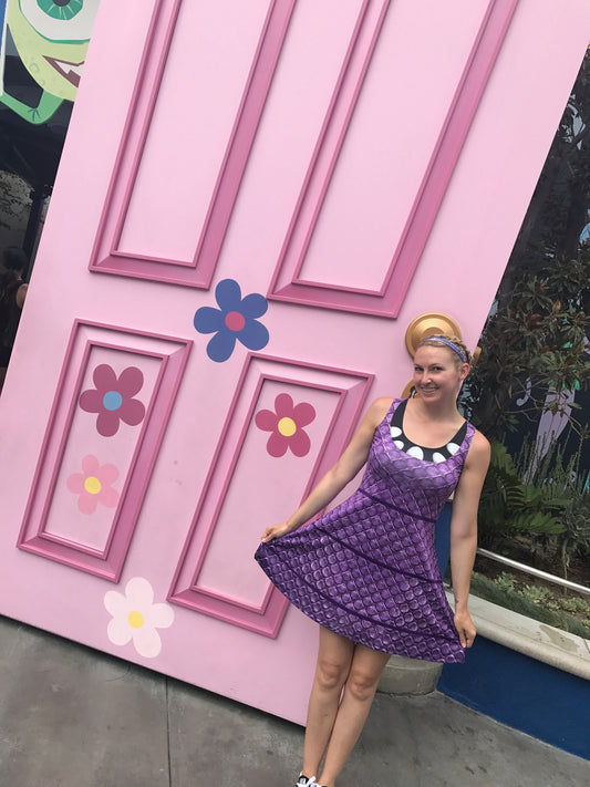 Boo Monsters Inc Inspired Sleeveless Dress