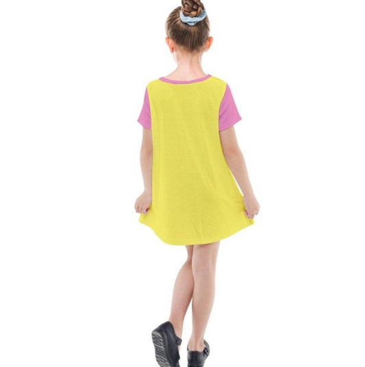 Kid's Kimmi Rugrats Inspired Short Sleeve Dress