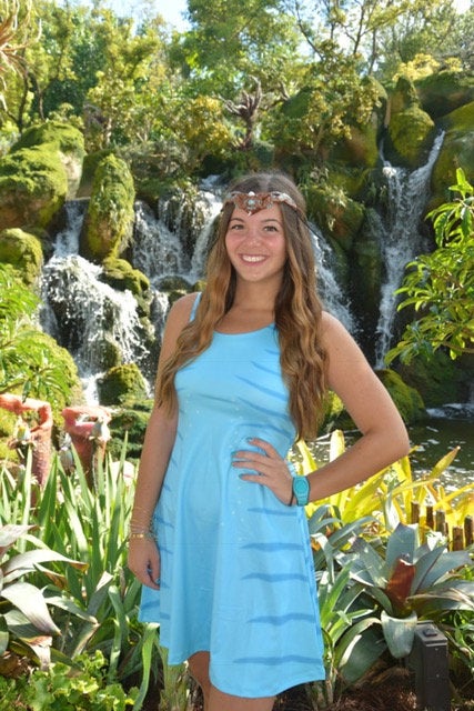 Na'vi Avatar Inspired Sleeveless Dress
