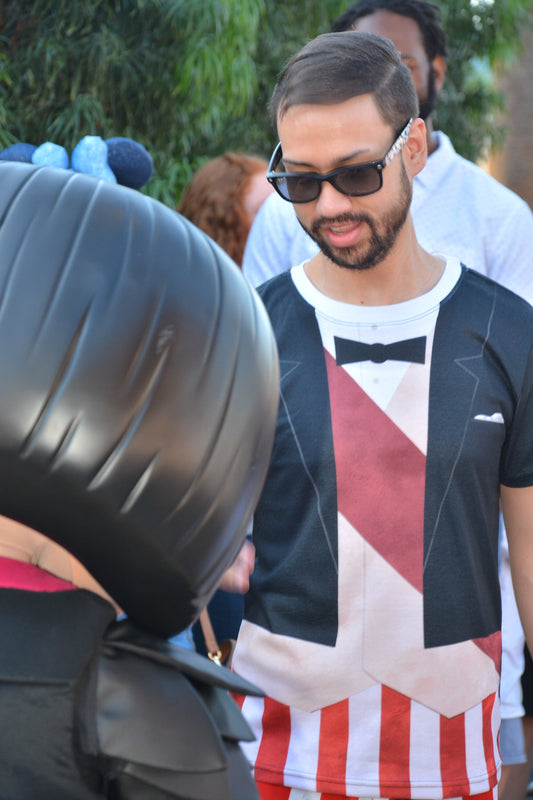 RUSH ORDER: Men's Haunted Mansion Stretching Portrait Inspired Shirt