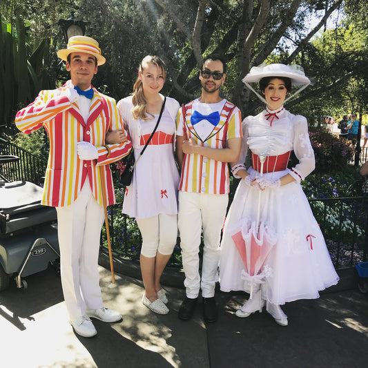 Mary Poppins Inspired Sleeveless Dress