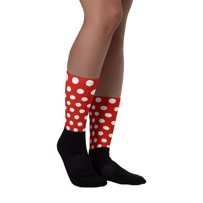 Minnie Mouse Inspired Socks