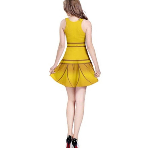 Lumiere Beauty and the Beast Inspired Sleeveless Dress