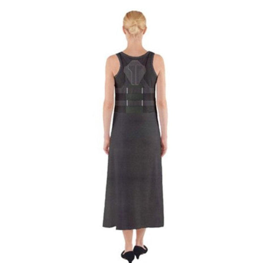Widow Inspired Sleeveless Maxi Dress