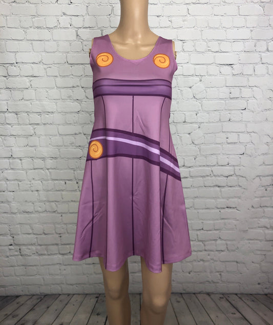 Megara Hercules Inspired Sleeveless Dress