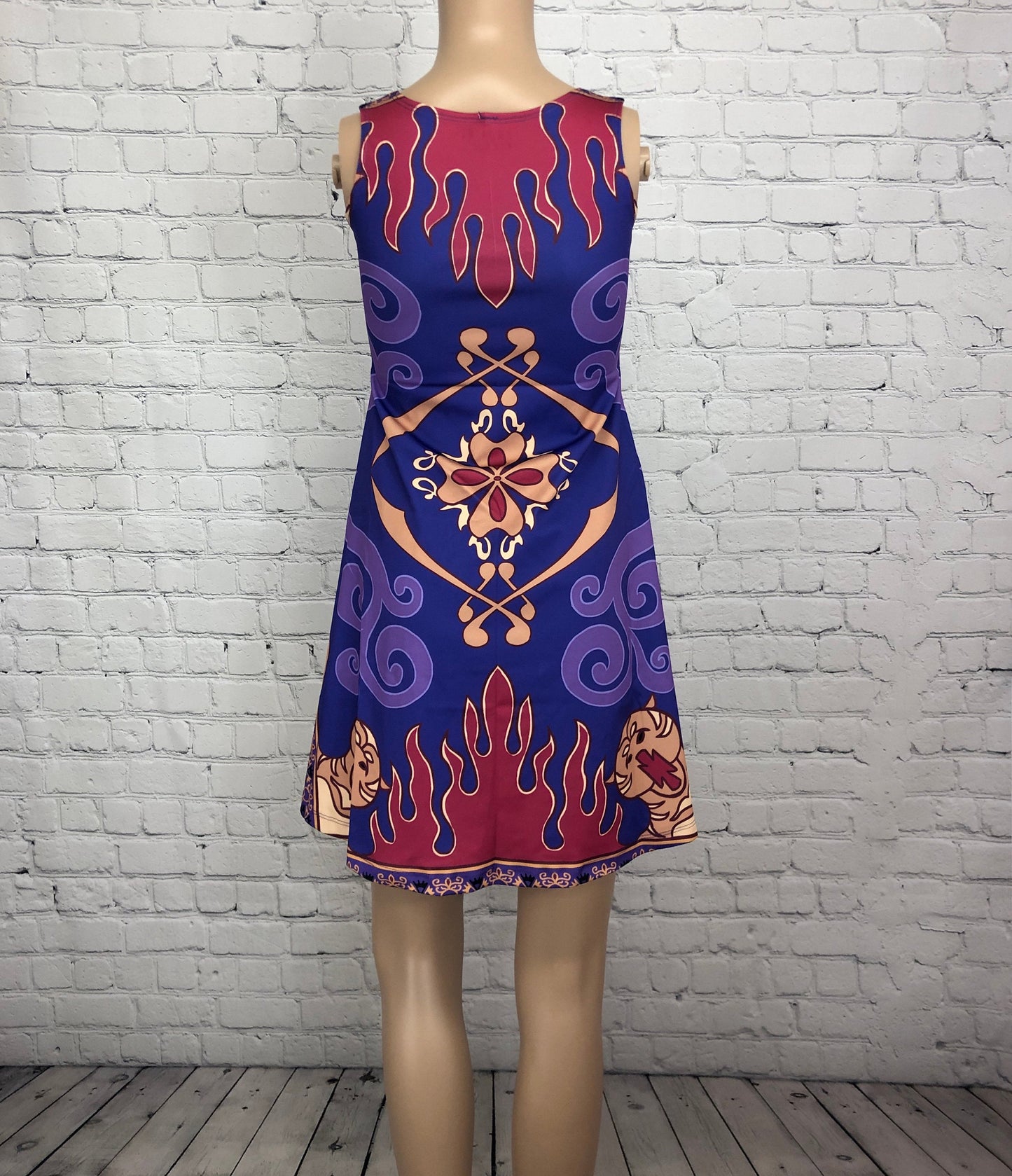 Magic Carpet Aladdin Inspired Sleeveless Dress