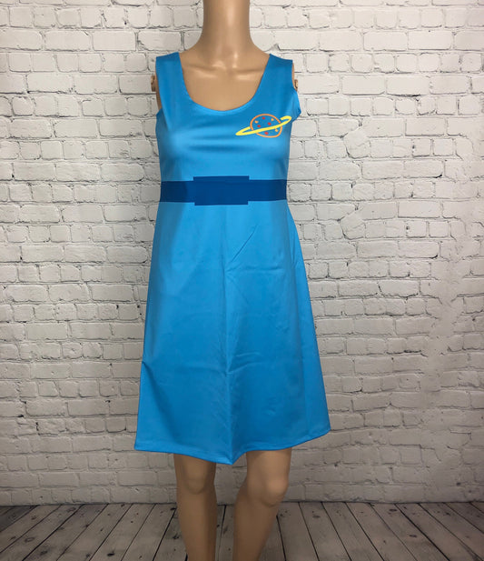 Toy Story Alien Inspired Sleeveless Dress